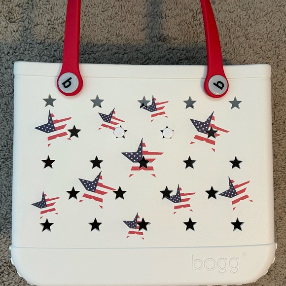 NWT Limited Edition Baby Bogg® Bag (medium size) Star Spangled w/star holes - Picture 3 of 13